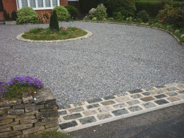 Mendip Stone Chippings Driveway in West Sussex 