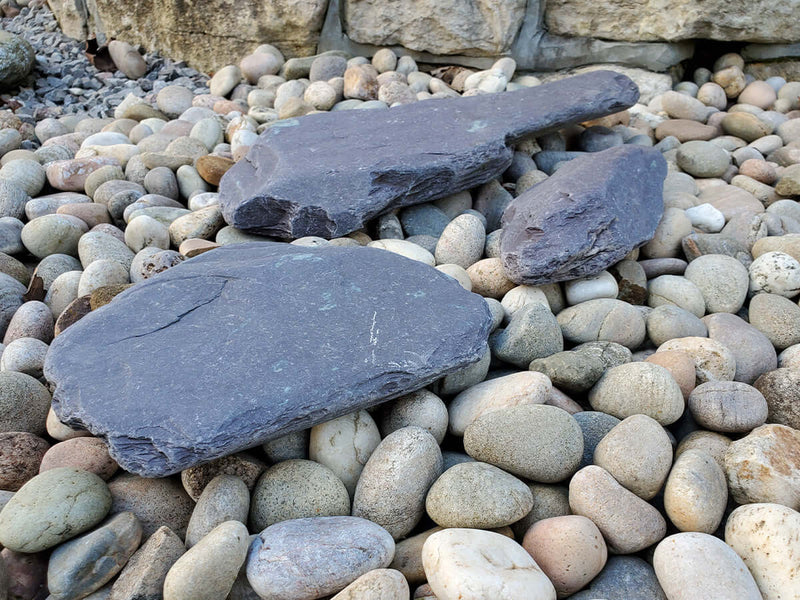 Large Pentland Paddle Stones in garden