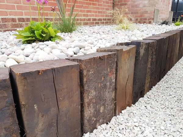 Old Reclaimed Railway Sleepers in New Forest