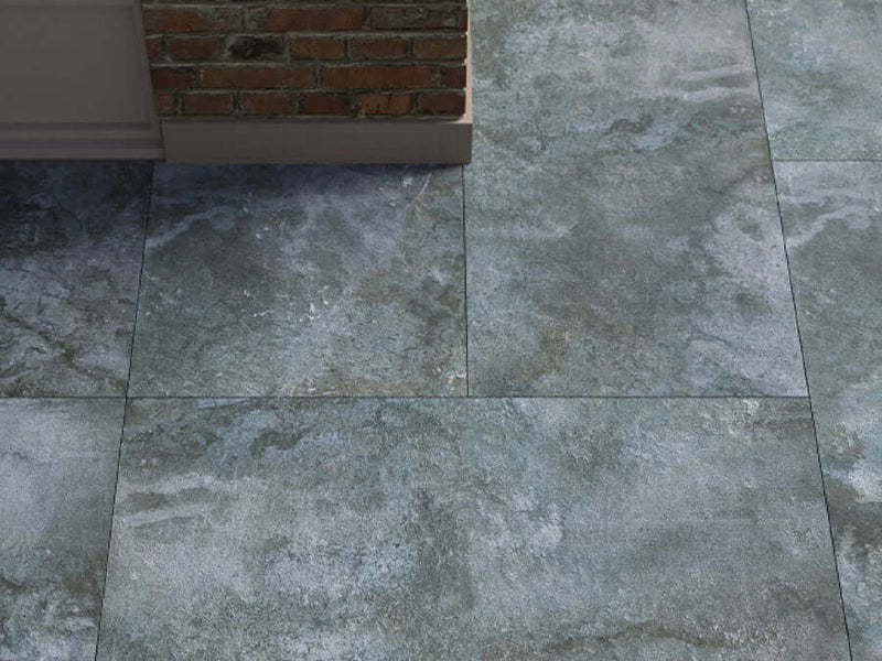 Acton Blue 900×600 Porcelain Paving from Miles Stone
