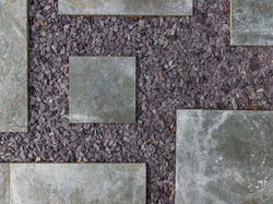 Miles Stone blue slate chippings 20mm chippings decorative slate chippings borders