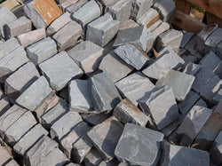 Kandla Grey Setts Indian Sandstone cobbles Kandla edging setts paving stone supplier