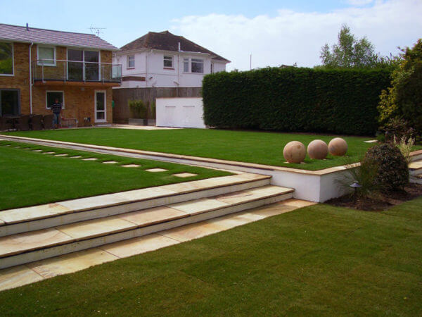 Mint Indian Sandstone Paving house in Portsmouth