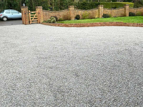 Silver Granite Chippings Shawford Hampshire