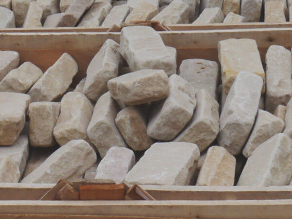 Mint Tumbled Sandstone Setts in Stock